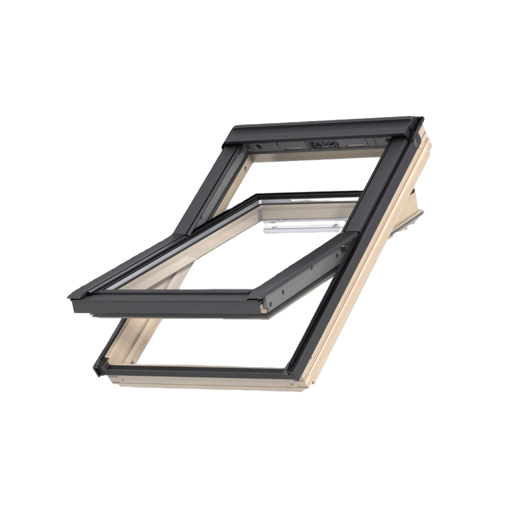 VELUX GZL 55 x 78cm Pine Centre Pivot Roof Window CK02 1051