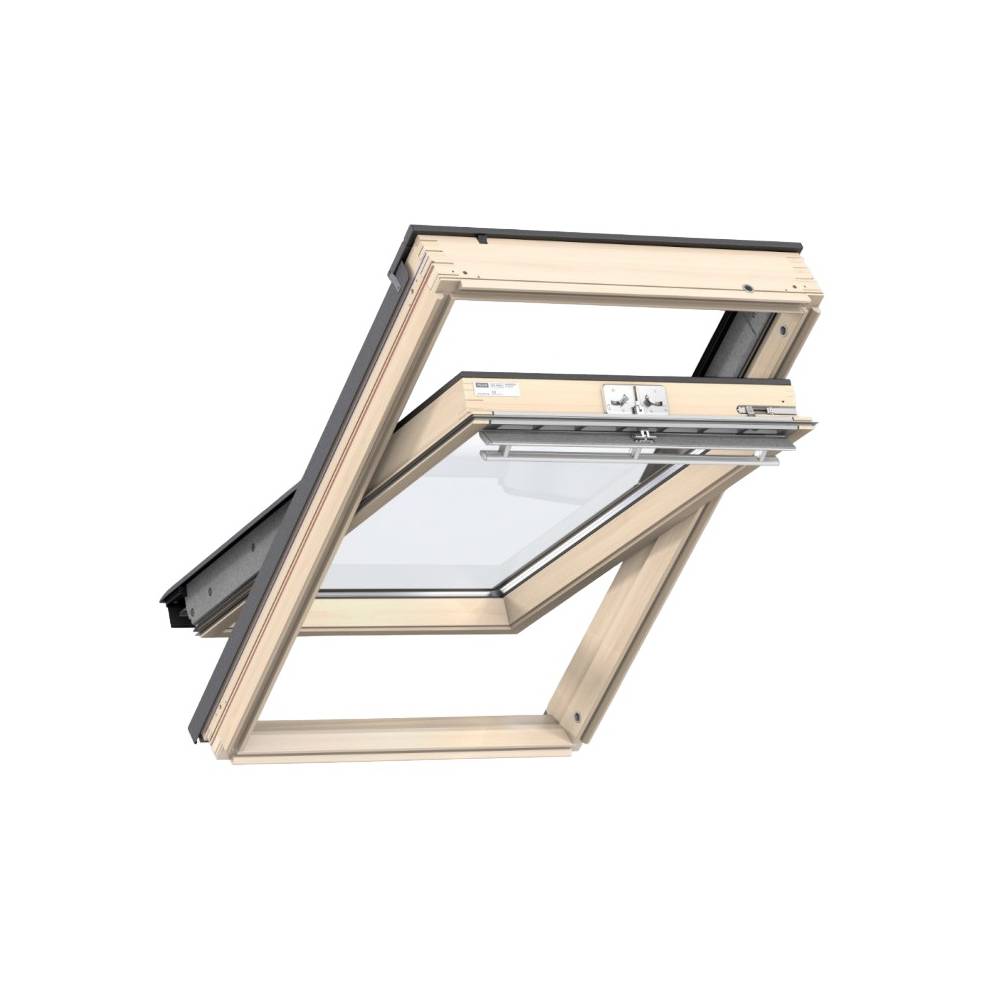 VELUX GZL 78 x 98cm Pine Centre Pivot Roof Window MK04 1051
